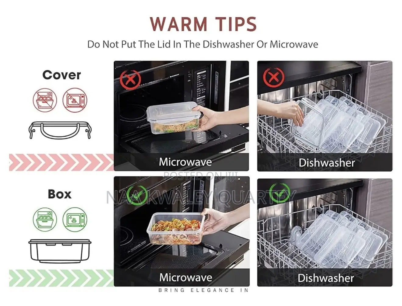 12pcs Plastic Bowls Containers