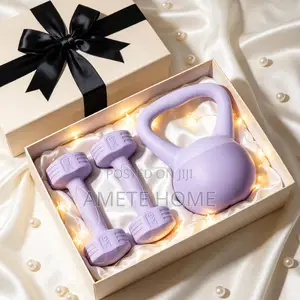 Dumbbell & Kettlebell Gift Set