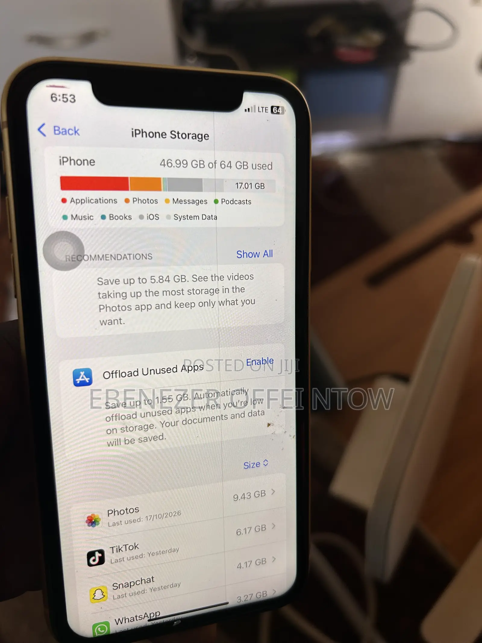 Apple iPhone 11 64 GB Yellow