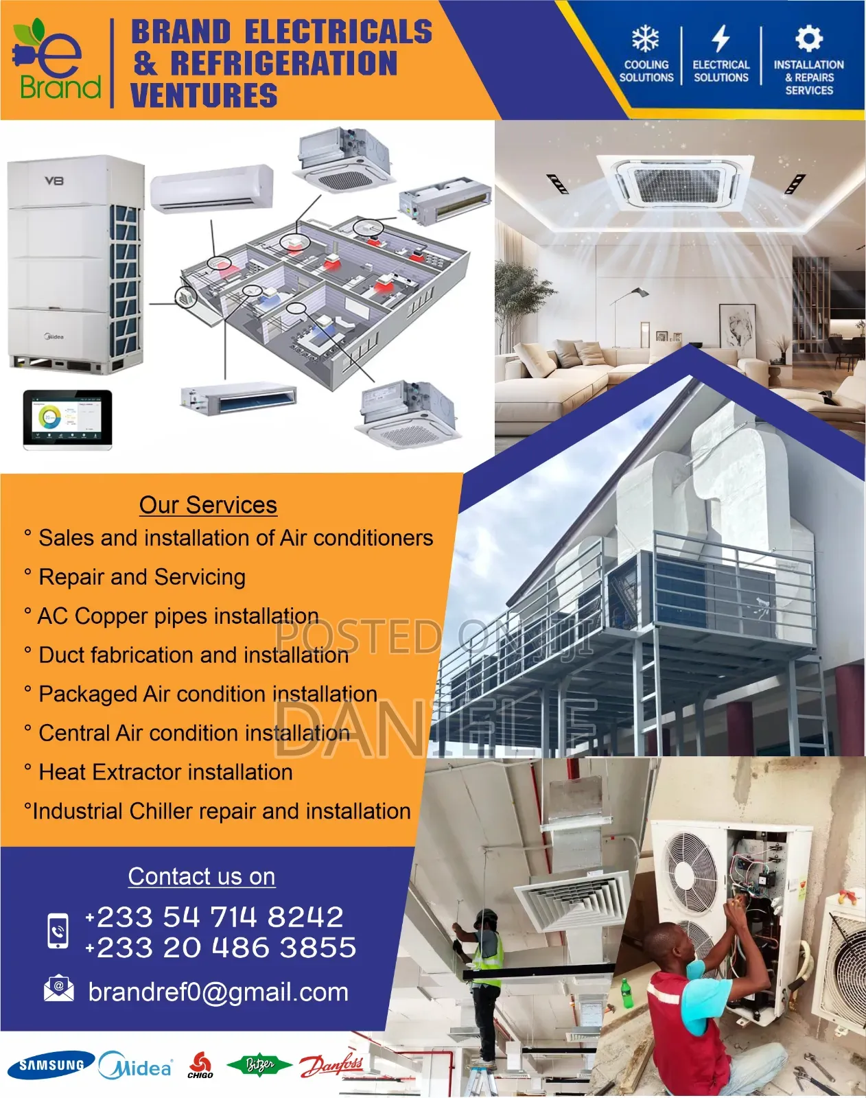 Cassette Air Condition Installation and Repair