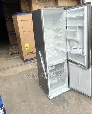 New Nasco NasD2-23-SK Double Door Fridge(Gray)170Liter.