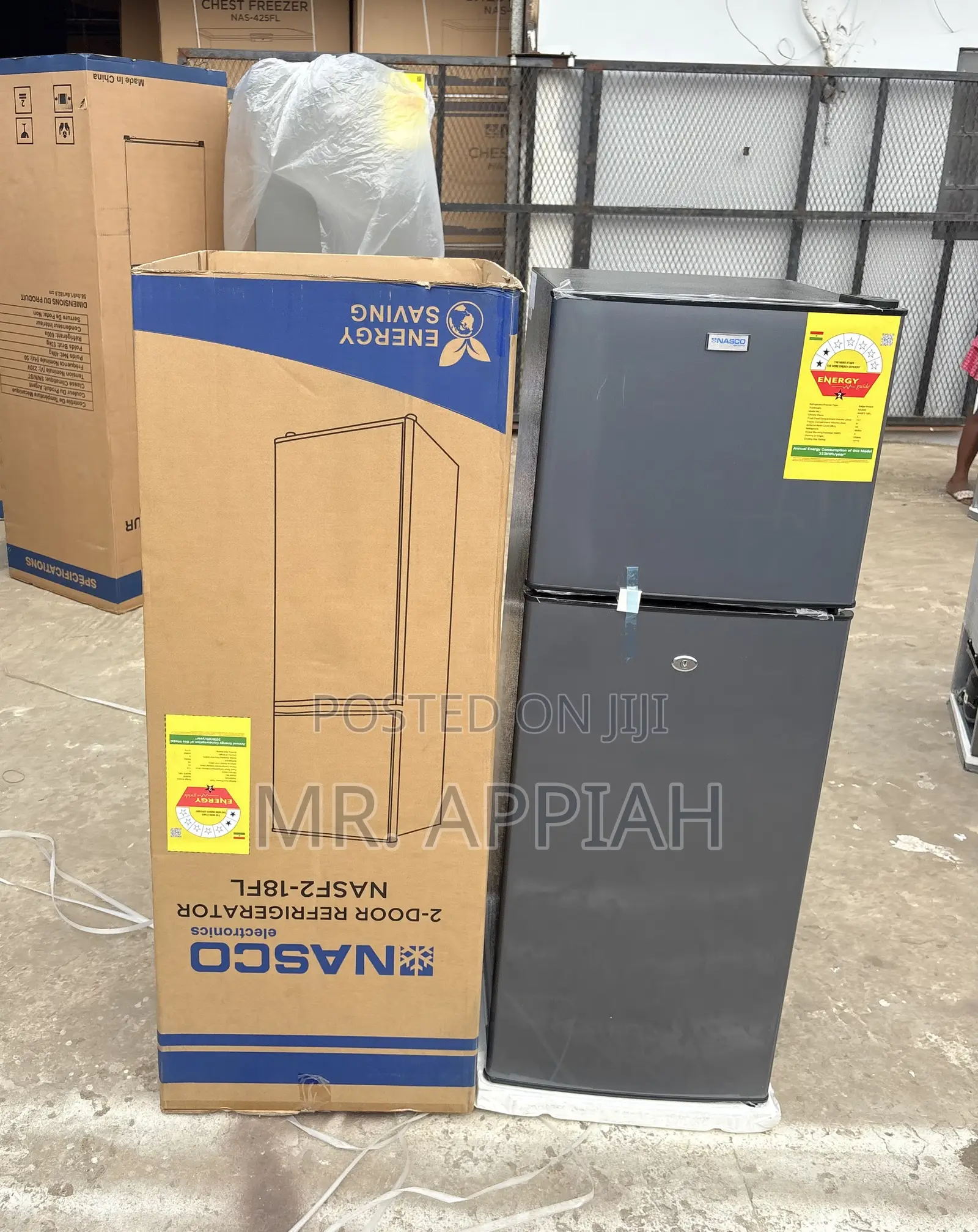 Quality Cooling Nasco NasF2-18fl 158L Top Mount Freezer Fridge