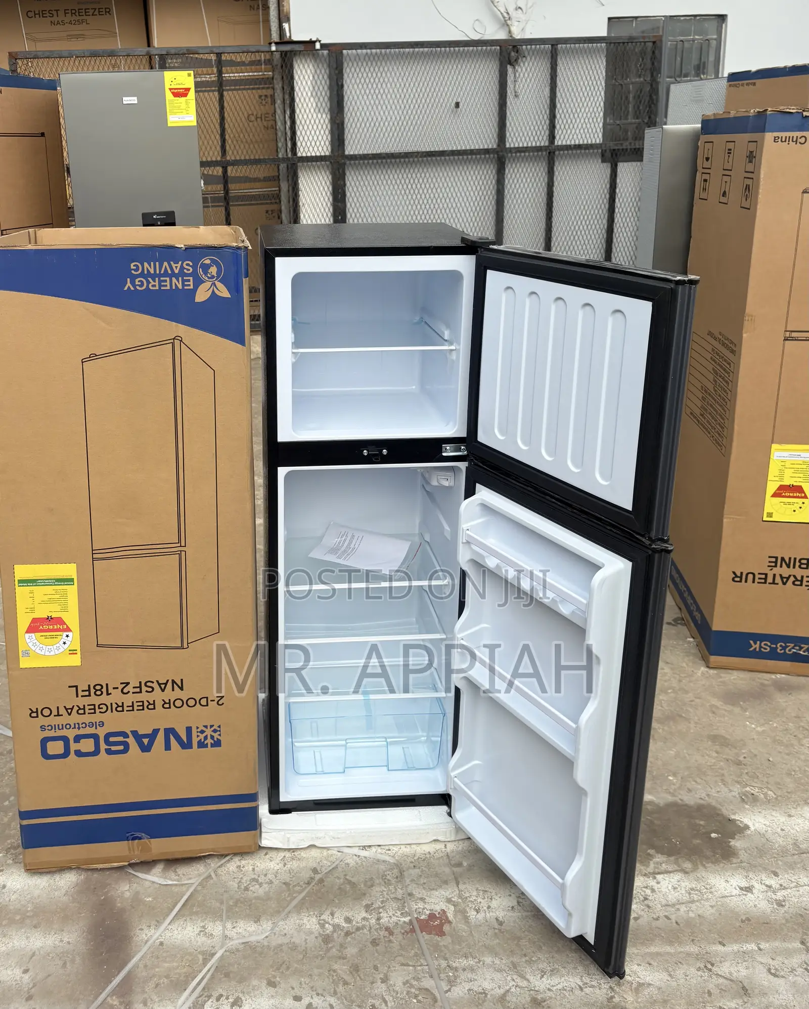 Smart Cooling Nasco NasF2-18fl 158L Refrigerator(Gray)