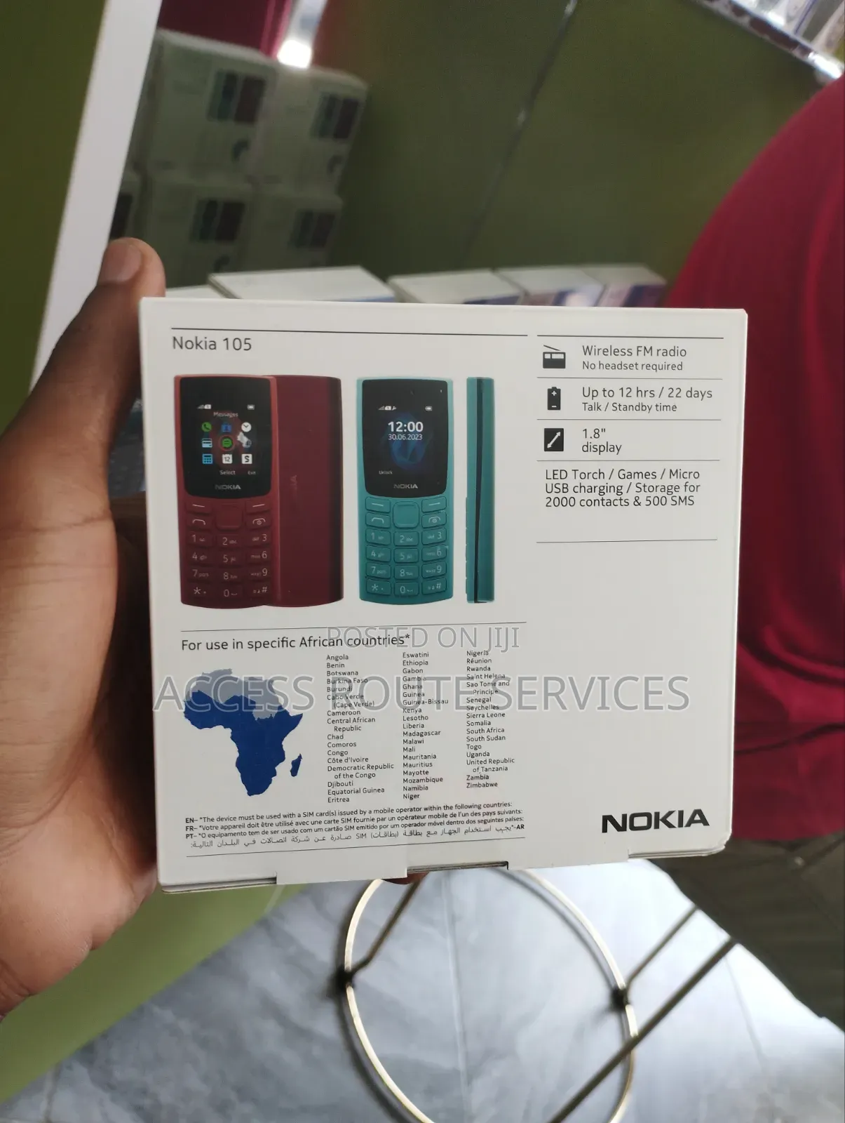 New Nokia 105 Black