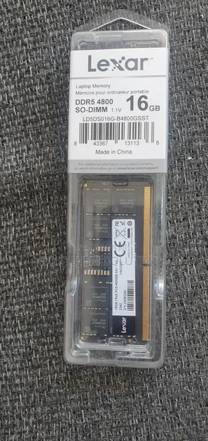 Lexar Ddr5 4800 So-Dimm 16GB Ram