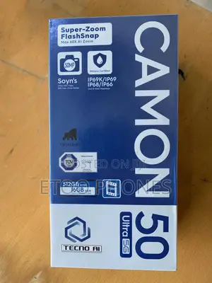 New Tecno Camon 50 Ultra 512 GB Black