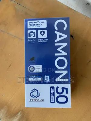 New Tecno Camon 50 Ultra 512 GB Black