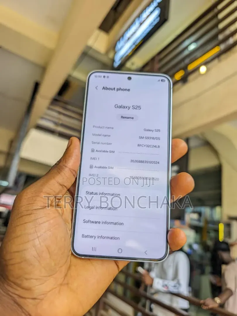 New Samsung Galaxy S25 128 GB Rose Gold