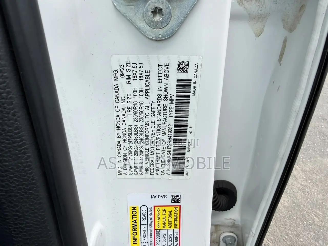 Honda CR-V 2024 White