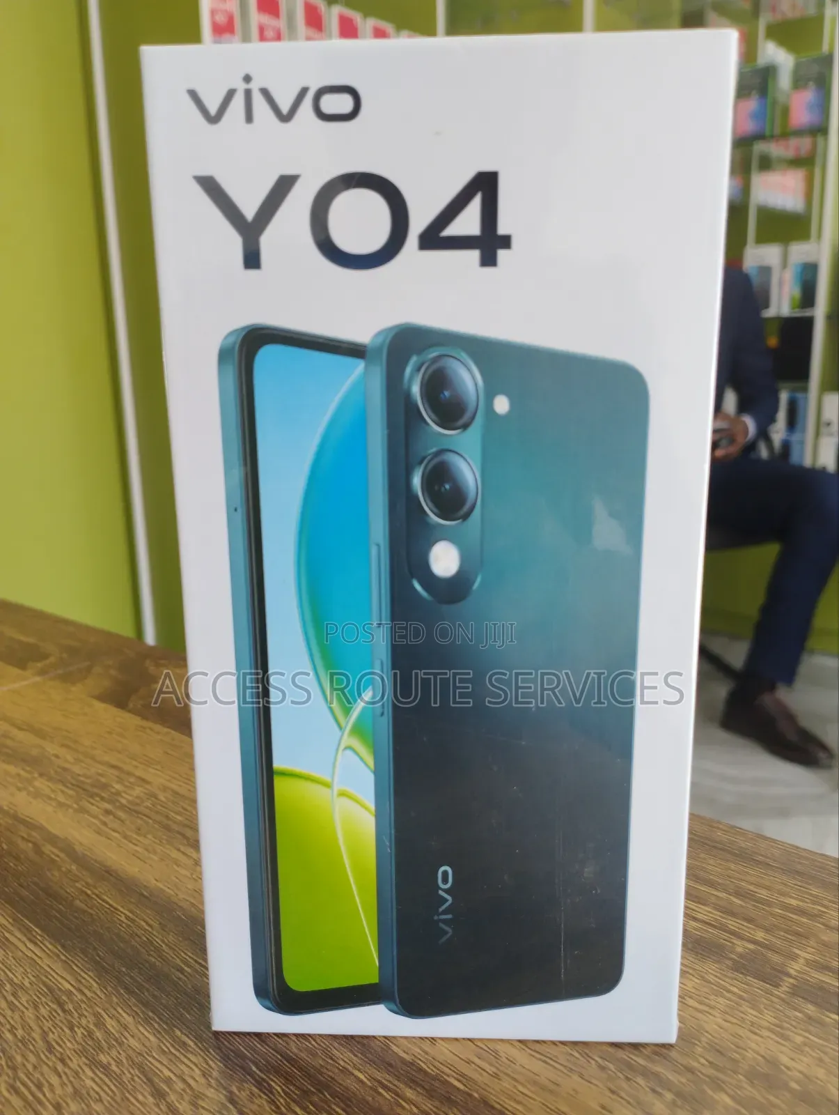 New Vivo Y04 64 GB Black
