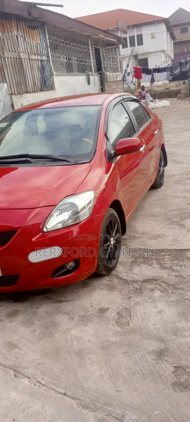 Toyota Yaris 2008 Red