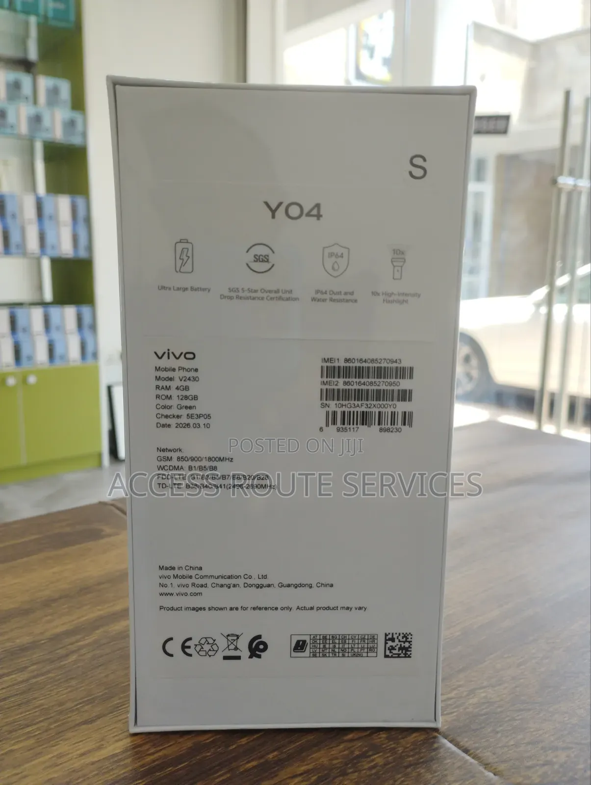 New Vivo Y04 128 GB Green