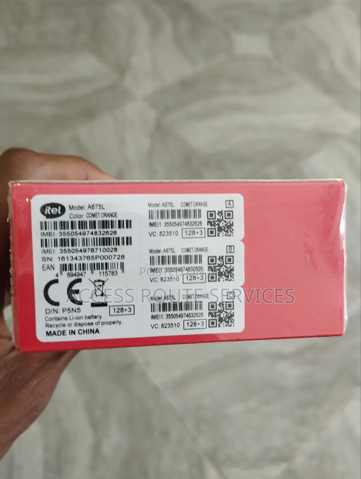 New Itel A200 64 GB Orange