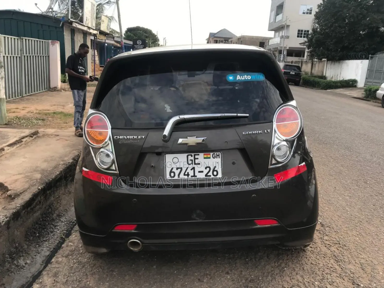 Chevrolet Spark LT 2012 Gray