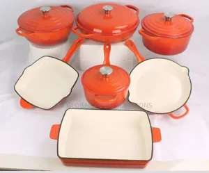 11pcs Cast Iron Cookware Set.