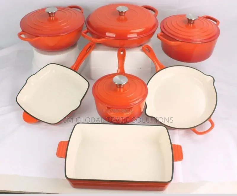 11pcs Cast Iron Cookware Set.