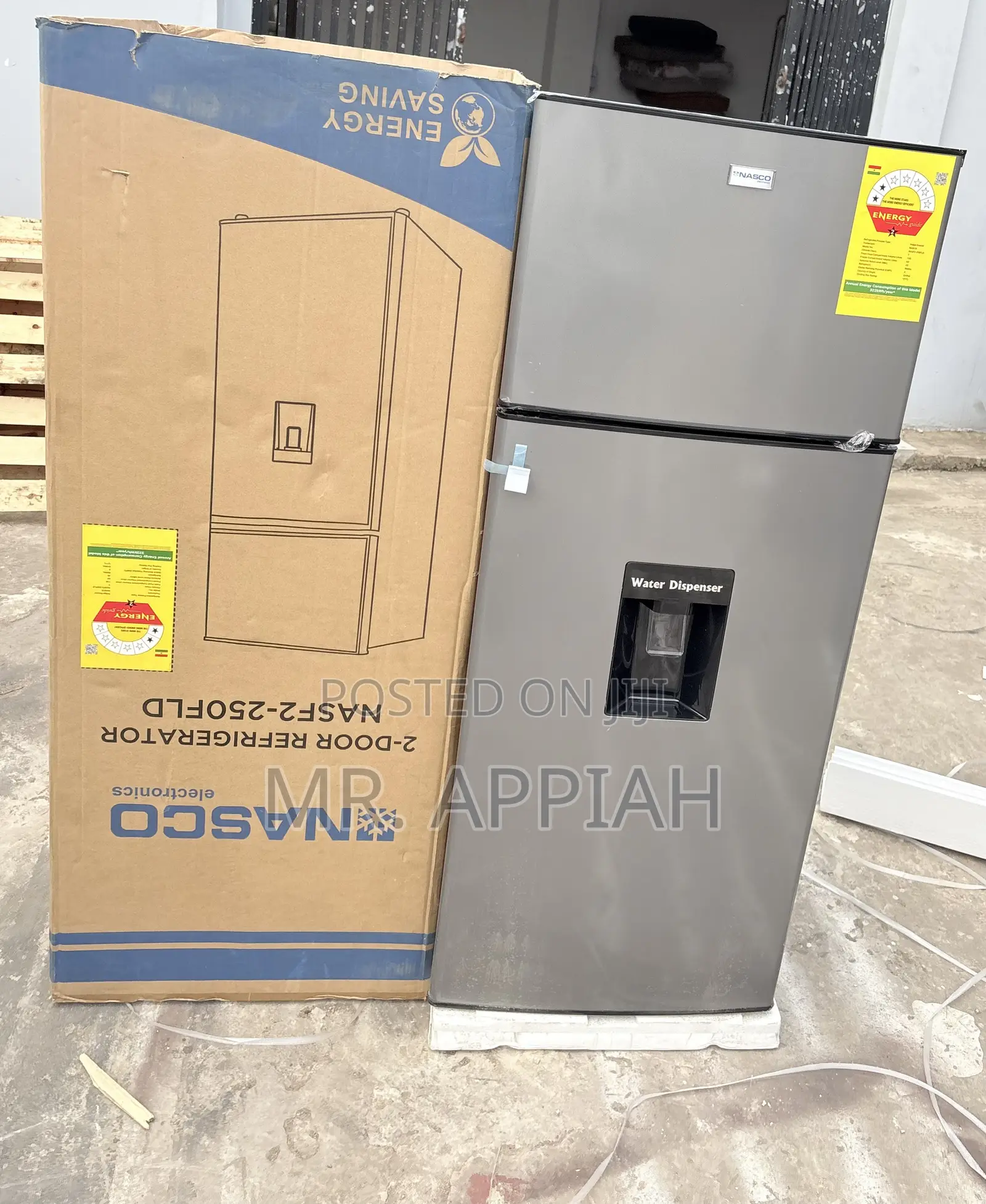 Quality Chilling Nasco NasF2-250fld Fridge With Water Dispenser(210L)