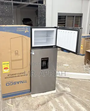 Quality Cooling Nasco 210 L Top Freezer Fridge(Water Dispenser)Gray.