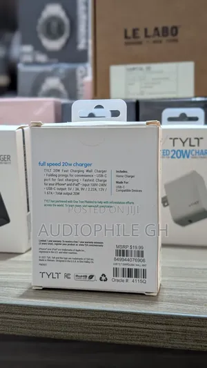 Tylt 20W Fast Charging Wall Charger