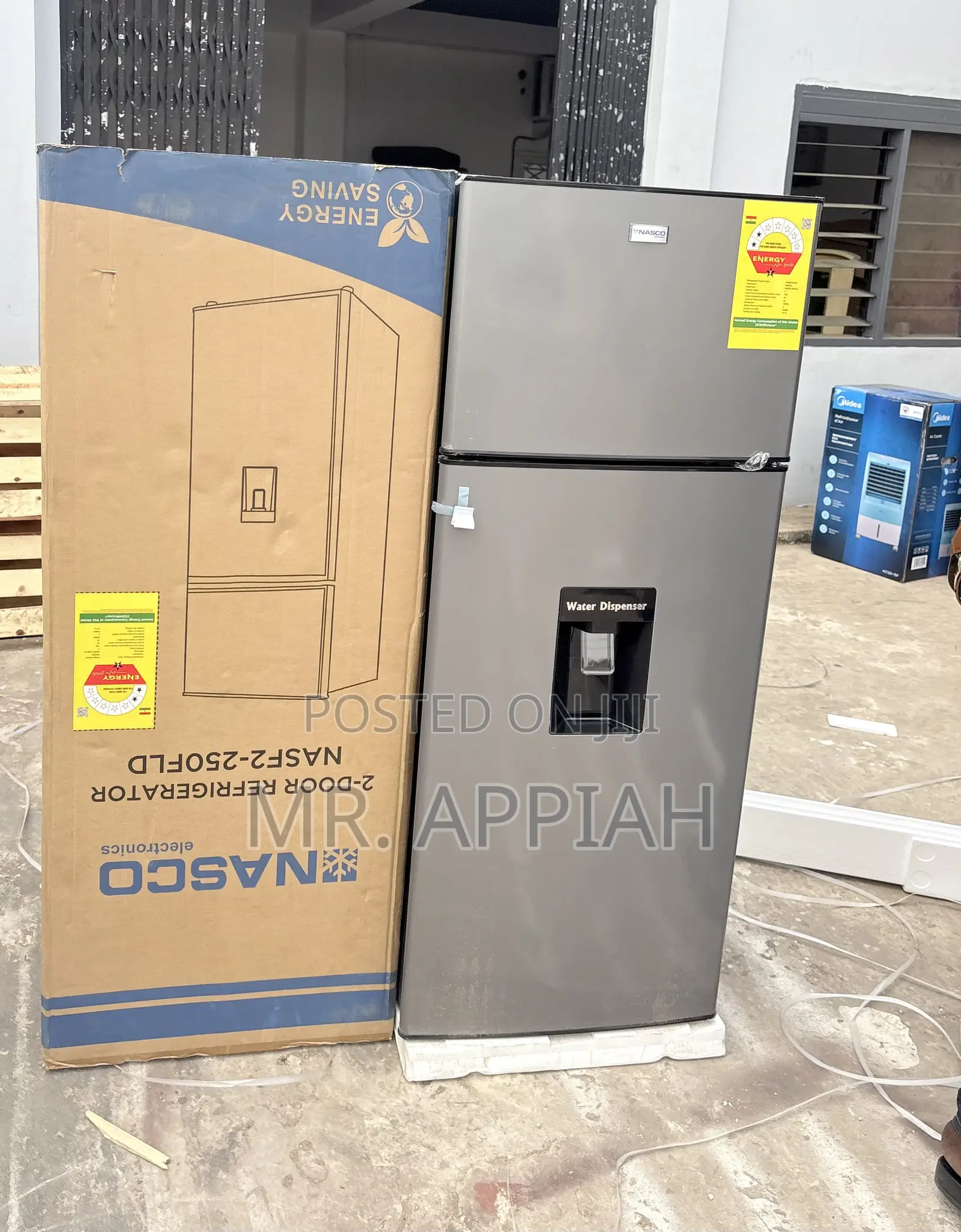 Smart Cooling Nasco Double Door Fridge/ Water Dispenser(NasF2-250fld)