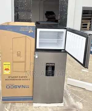 Premium Refrigerator Nasco NasF2-250fld Fridge(Gray) 