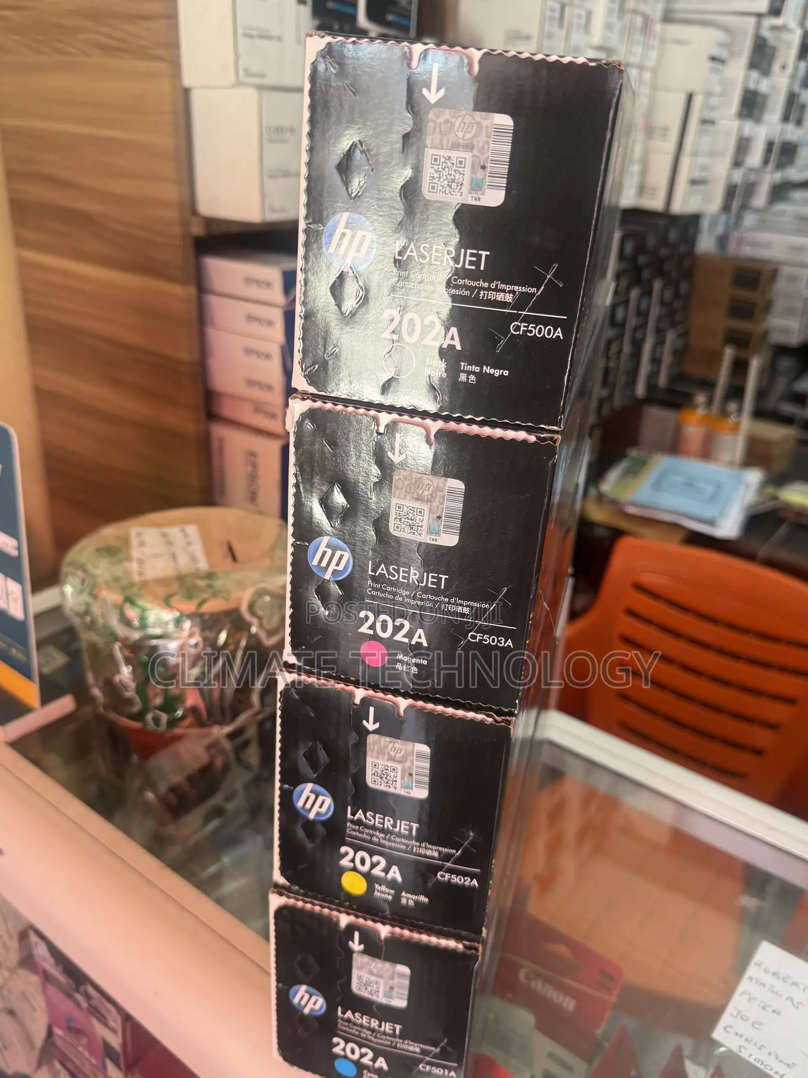HP 202a Color Toners