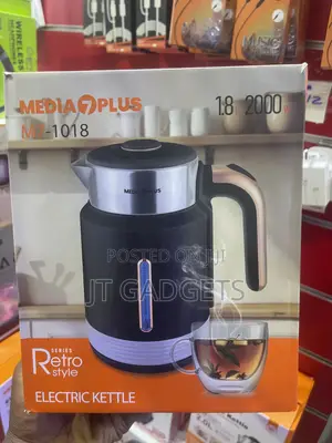 Media 7 Plus M7-1018 Retro Electric Kettle, 1.8L / 2000W
