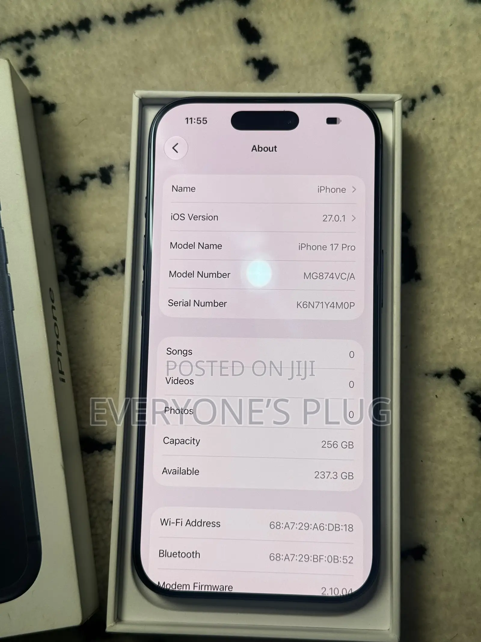 New Apple iPhone 17 Pro 256 GB Blue