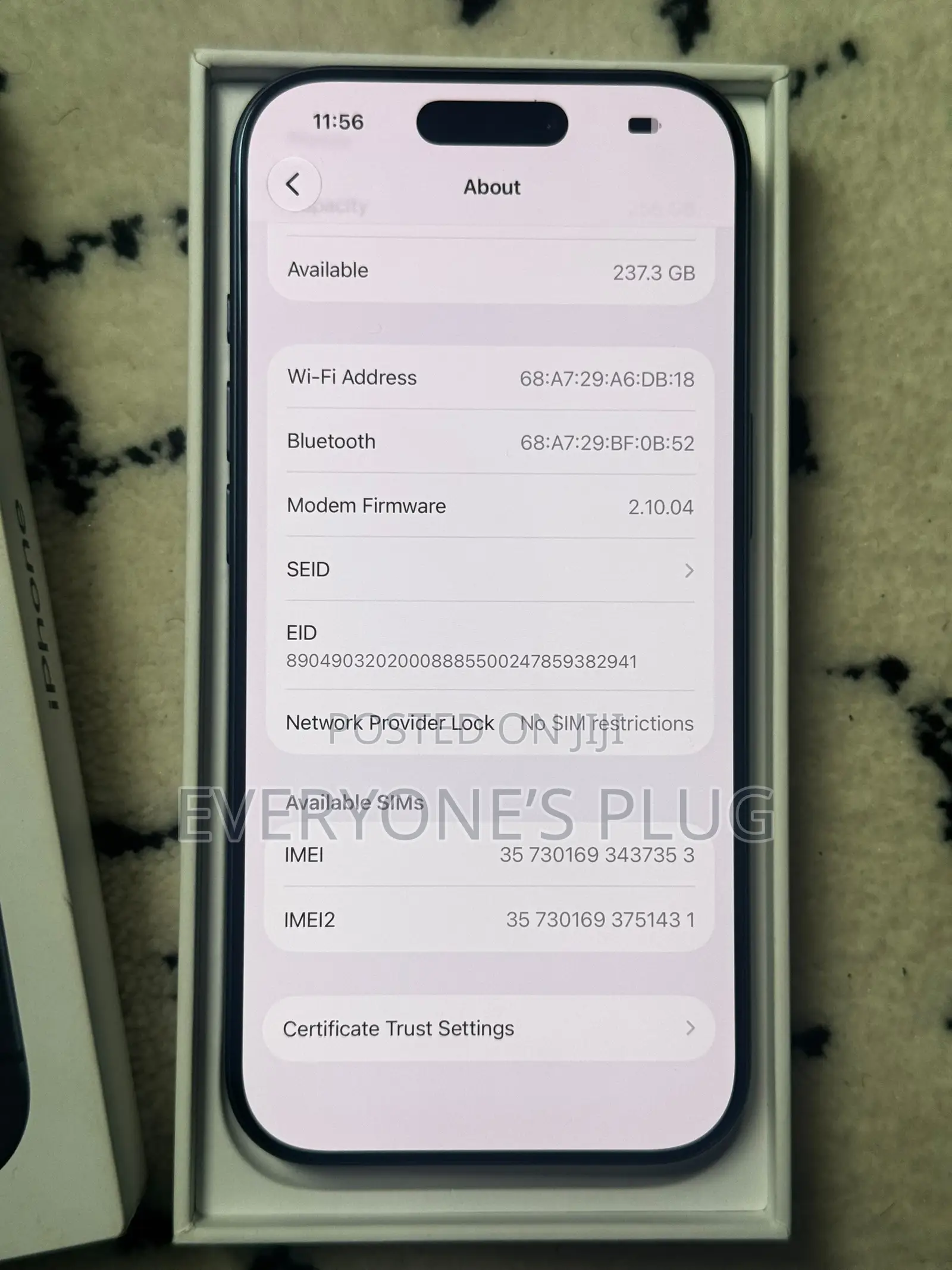 New Apple iPhone 17 Pro 256 GB Blue