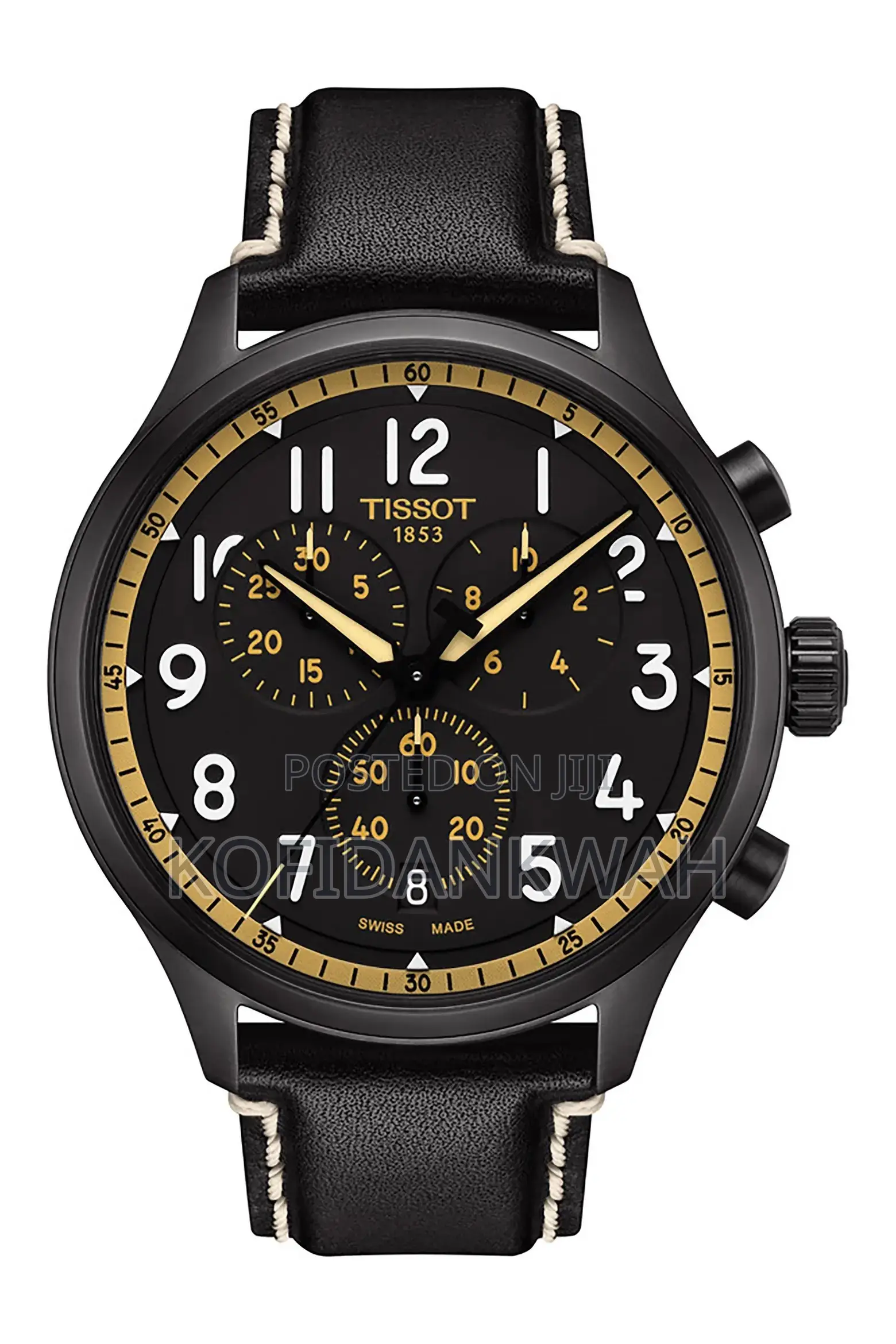 Tissot Chrono XL Chronograph Leather Strap Watch, 45mm
