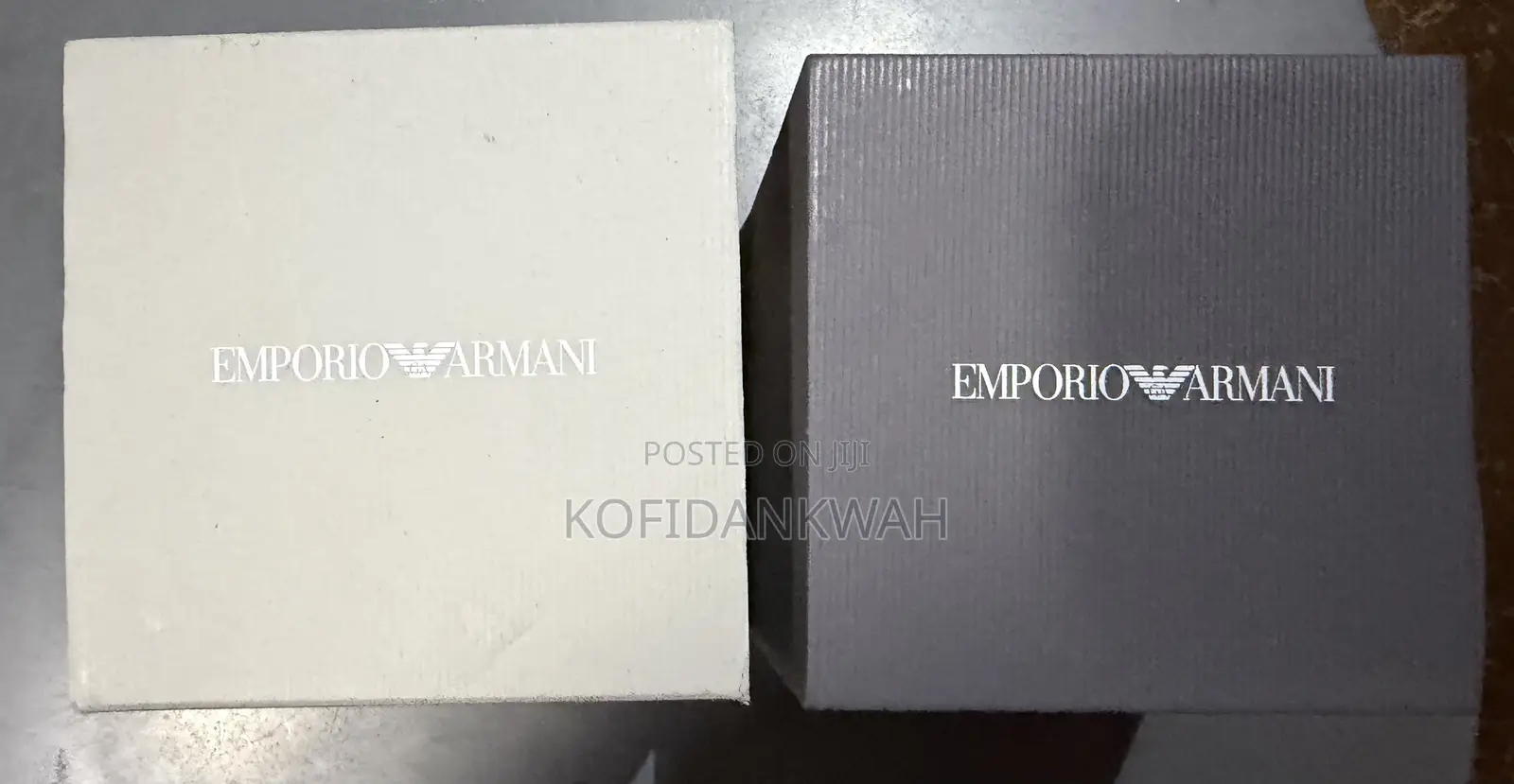 Emporio Armani Men's Chronograph Black Leather Watch, 43mm