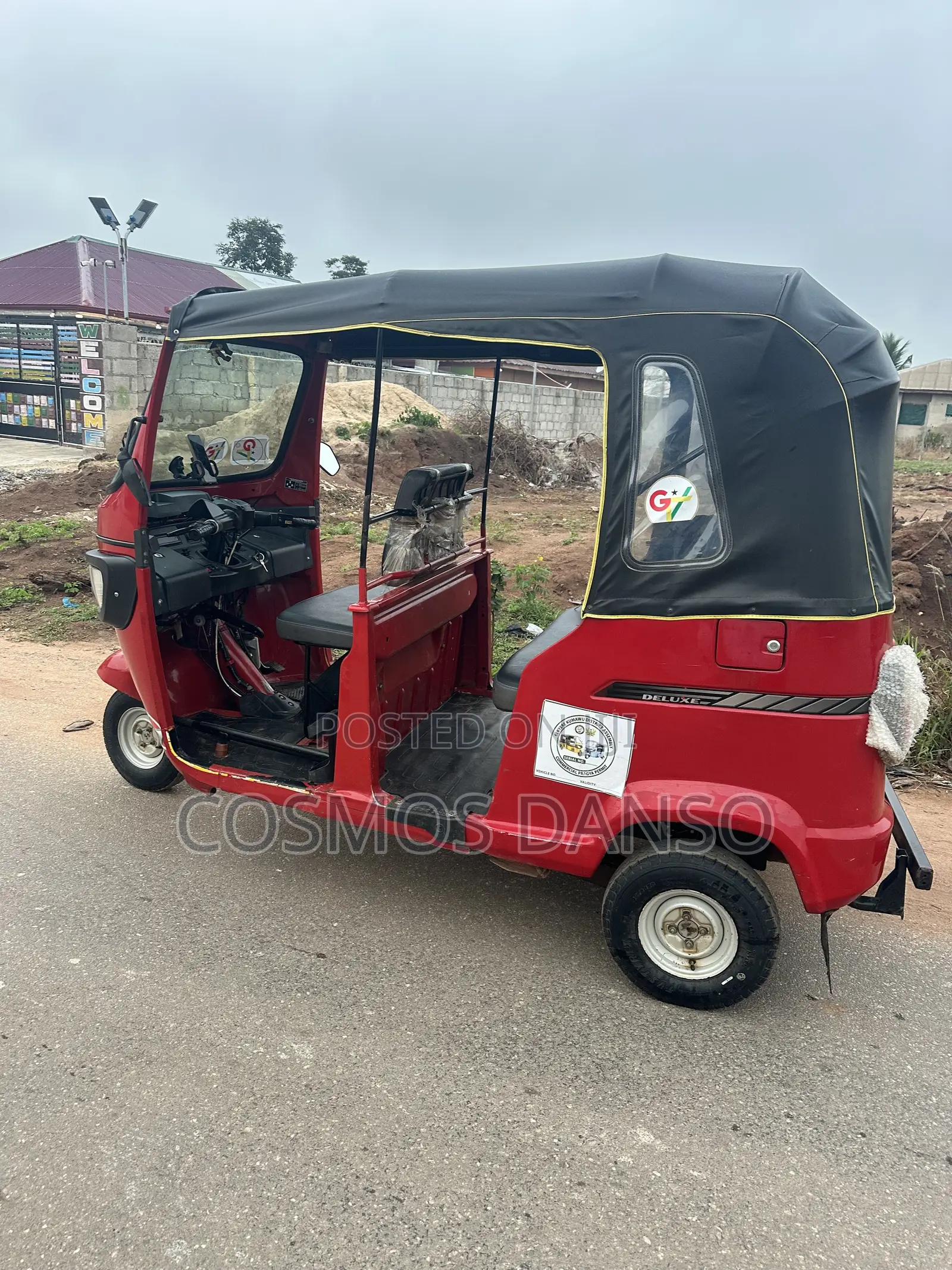 TVS King Deluxe Plus iTouch Start 2025 Red