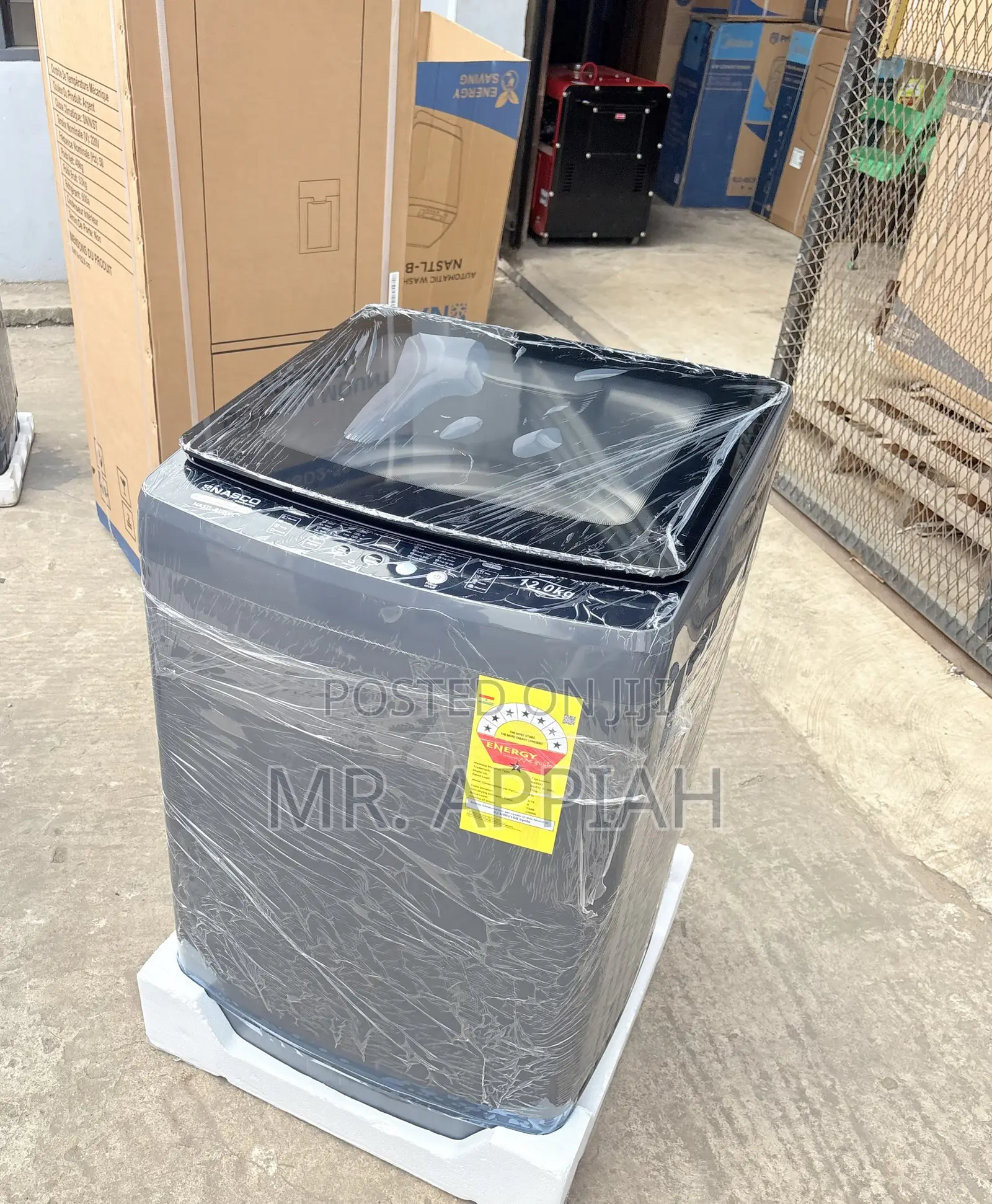 Nasco Top Load Full Automatic Washing Machine(NasTL-B120fl,)Gray.