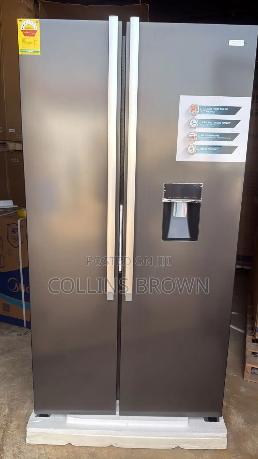 Quality Nasco Fridge Side by Side 436 Liters