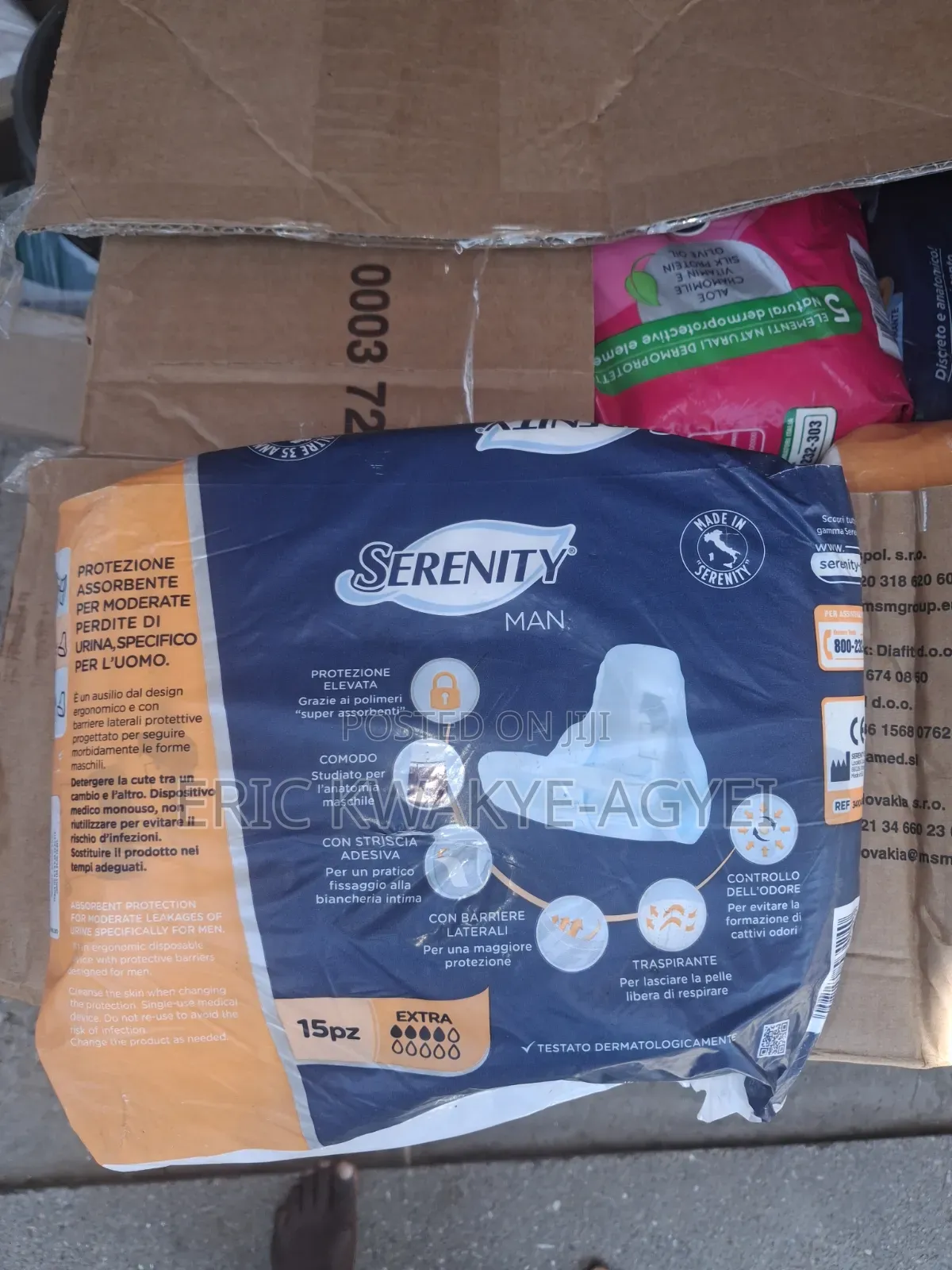 Serenity Man (, an Absorbent Pad Specifically Designed for Male