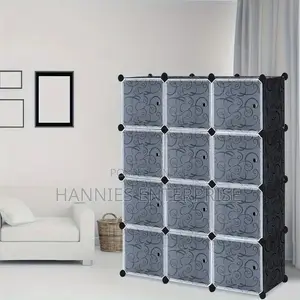 12 Cubes Plastic Wardrobe