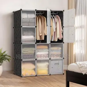 12 Cubes Plastic Wardrobe