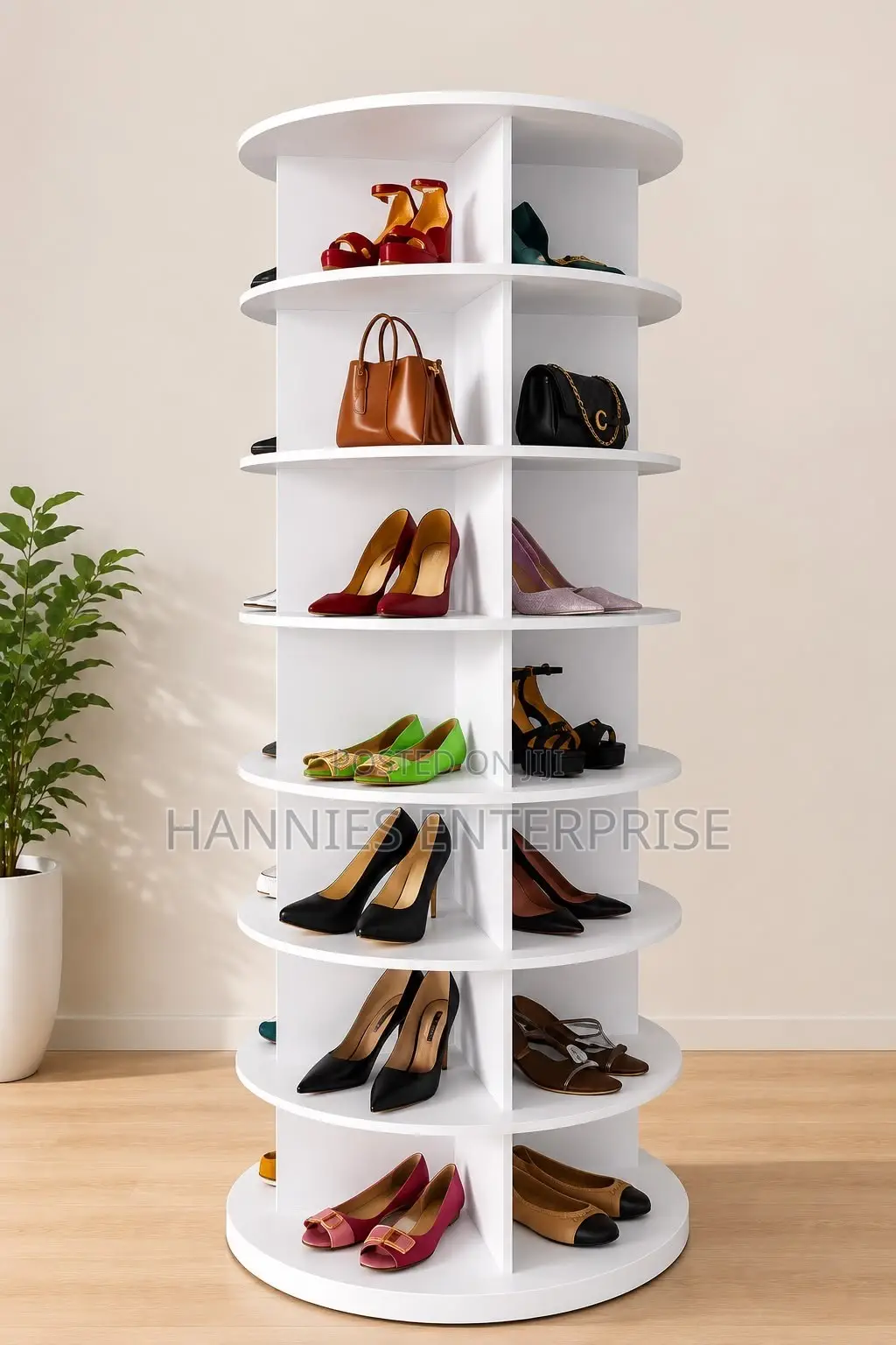 Rotating Shoe Rack