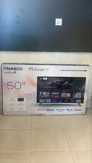 Nasco 50 Inch Google Smart TV+Buit-in Statellite & Voltage Stabilizer