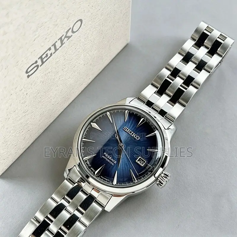 Seiko Presage SRPB41 Cocktail Automatic Blue Dial Men's Watch 40.5mm