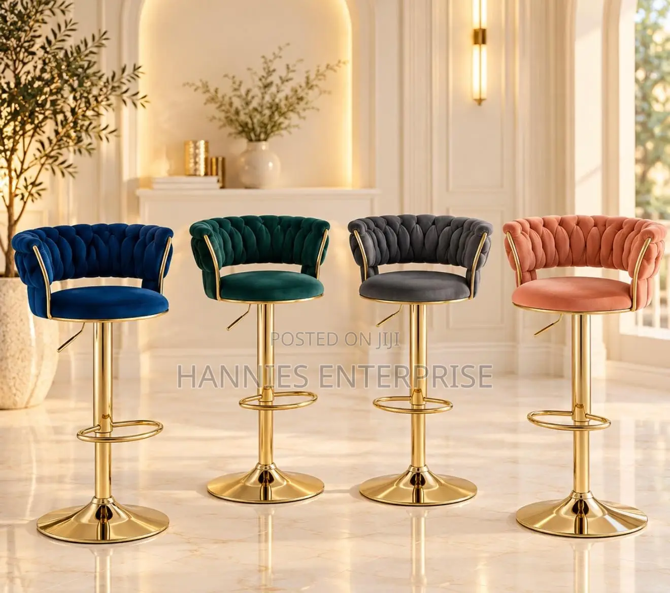 Height-Adjustable Swivel Chair
