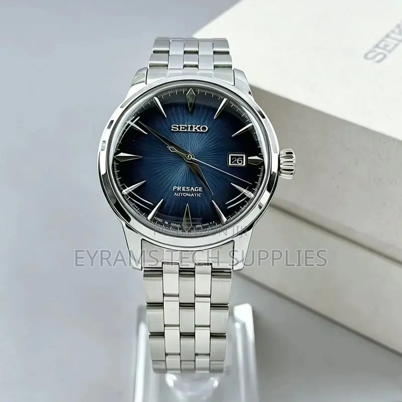 Seiko Presage SRPB41 Cocktail Automatic Blue Dial Men's Watch 40.5mm