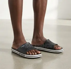 Crocs Bayaband Slide Back and Cream