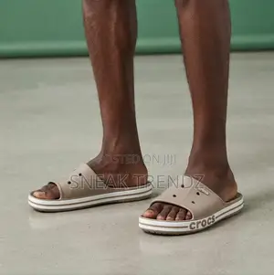 Crocs Bayaband Slide Back and Cream