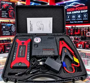 Car Jump Starter and Tyre Inflator High-Power (Multifunctional Jumper