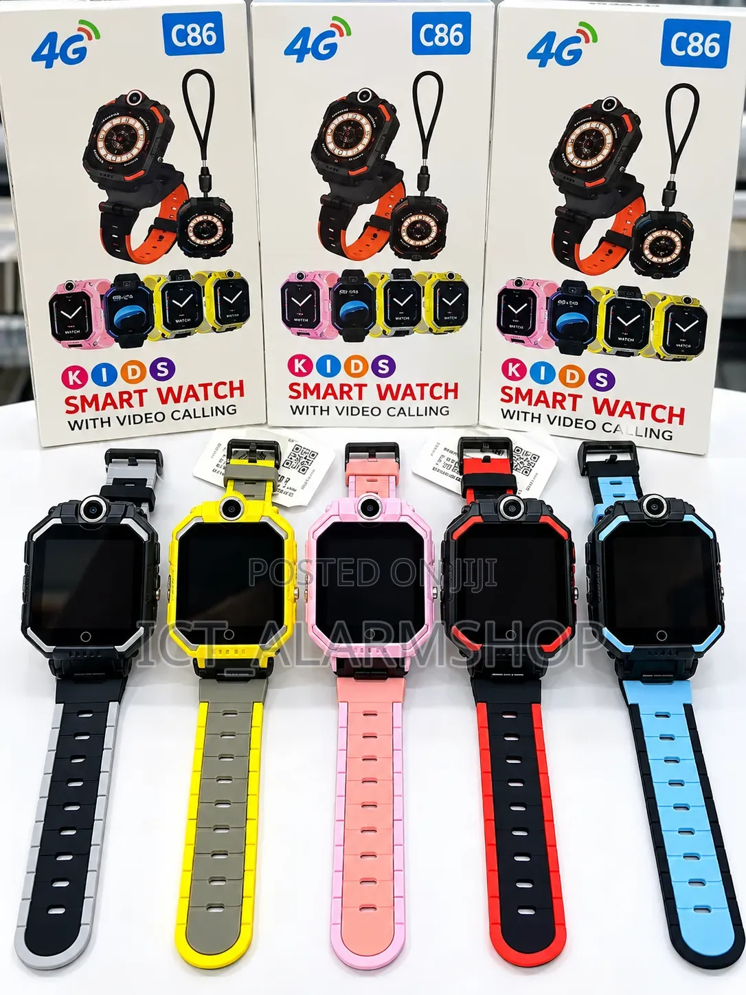 Kids 4G Smart Watch With Video Calling, GPS Tracking & SOS