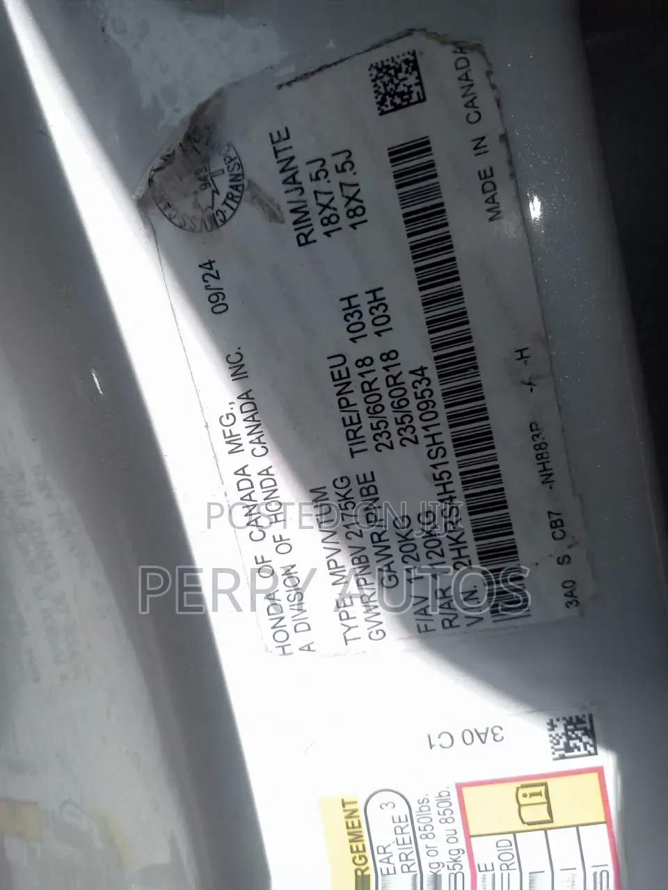 Honda CR-V 2025 White