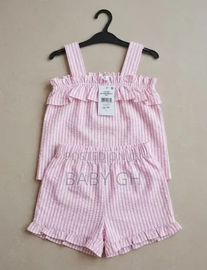 M&S Baby Girls 2 Piece Top and Down