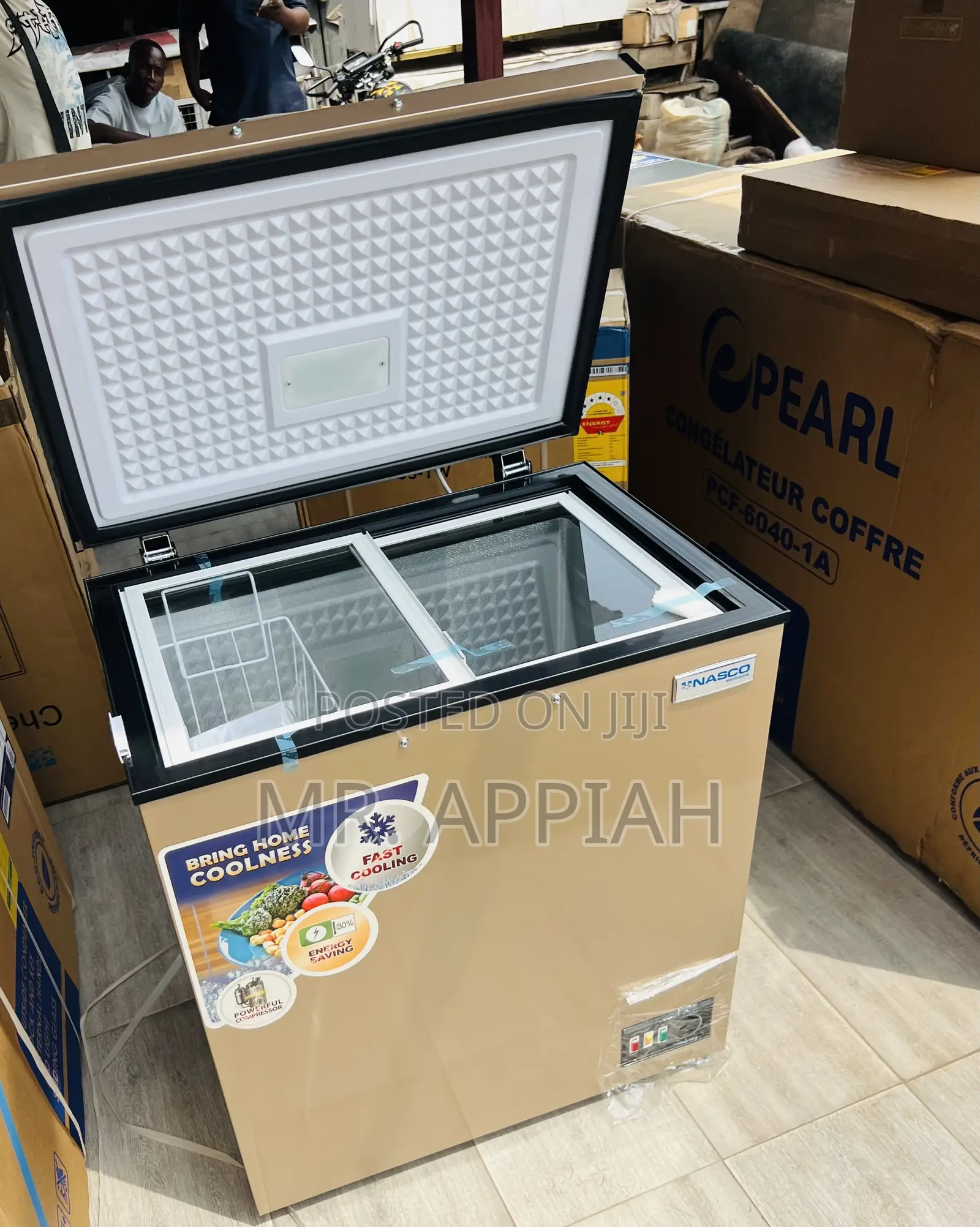 Premium Quality Nasco Nas200fl 150L Freezer(Gold)