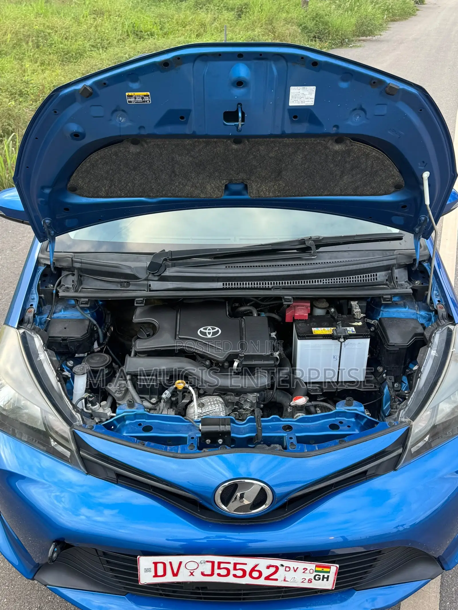 Toyota Vitz 1.0 FWD 3dr 2016 Blue